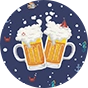 Veselé žabky Pivo a člun