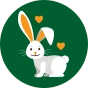 Culotte rigolote pour filles Lapin et carotte