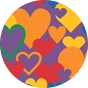 Culotte rigolote pour femmes Amour multicolore
