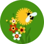 Mis-bas rigolos Fleurs sauvages