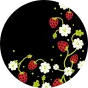 Mi-bas rigolos Fraises sauvages