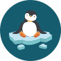 Veselé detské pyžamo Tučniak na ľade