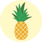 Živahne športne nogavice Sladki ananas