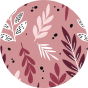 Caleçon rigolo pour femmes Feuilles roses