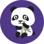 Veselé lýtkové ponožky Panda akrobat