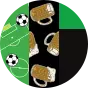 Trojbalení veselých pánských boxerek Pivo a fotbal