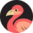 Vidám lány alsó Flamingók