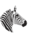 Veselé šľapky Zebra