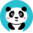 Wesołe krótkie skarpetki Panda