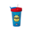 LEGO ICONIC Classic Tumbler with Straw Blue & Red