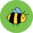 Lustige Knöchelsocken Bienen