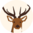 Živahne tople nogavice Veličastni jelen