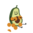 Vrolijke herentrunks Grappige avocado