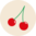 Nylon Socks Cherries & Dots
