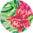 Vidám flip-flop Trópusi virágok