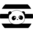 Chaussettes de sport rigolotes Panda noir et blanc