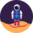 Veselé detské ponožky Astronaut