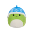Squishmallows Danny de groene dinosaurus met blauwe hoed, 20 cm