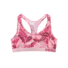 Vrolijke damesbralette Roze bladeren