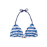 Vrolijk bikinitopje Navy-strepen