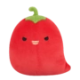 Peluche Squishmallows de 20 cm Christo le piment rouge aux yeux malicieux