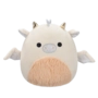 Peluche Squishmallows de 20 cm Buck le dragon crème et pêche au ventre duveteux