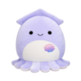 Squishmallows — Fioletowa kałamarnica Stacy, 13 cm