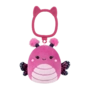 Porte-clés Squishmallows de 9 cm Marcelina le papillon monarque rose framboise