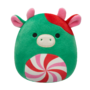 Squishmallows Ruben la mucca verde con pancia turbinosa, 20 cm
