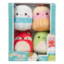 SQUISHMALLOWS Micromallows 4Pack – róka, teknős, tej, torta