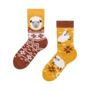 Chaussettes chaudes rigolotes pour enfants Mouton dans un pull
