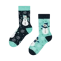 Chaussettes chaudes rigolotes pour enfants Bonhomme de neige joyeux
