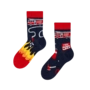 Lustige Kindersocken Feuerwehrmann