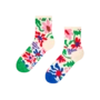 Veselé lýtkové ponožky Bláznivé květy