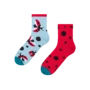 Chaussettes mi-mollet rigolotes Coccinelles et points