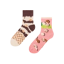 Veselé Lýtkové ponožky Orieškový keksík