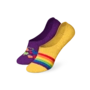 Chaussettes invisibles rigolotes Amour multicolore