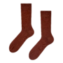 Oříškově hnědé vysoké ponožky