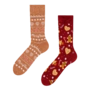 Chaussettes chaudes rigolotes Monde de pain d’épice