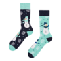Lustige warme Socken Fröhlicher Schneemann