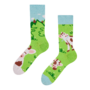 Chaussettes rigolotes Vache joyeuse