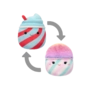 Squishmallows 2in1 slushie Tucker/šećerna vata Bevin, 13 cm