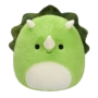 Peluche Squishmallows de 30 cm Fuzzamallows Tristan le tricératops vert