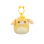 Peluche Squishmallows de 9 cm accrochable Gavyn l'âne jaune