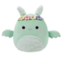 Squishmallows Tove de mintgroene mottenman met bloemenkroon en donzige buik, 20 cm