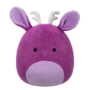 Peluche Squishmallows de 20 cm Maria Del Mar le jackalope violet aux bois étincelants
