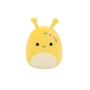 Peluche Squishmallows de 20 cm Zarina la limace banane jaune avec des fleurs