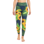 Gym Leggings Sunflower & Leaves