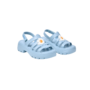 Púderkék női fisherman szandál