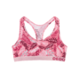 Women's Bralette Pink Leaves